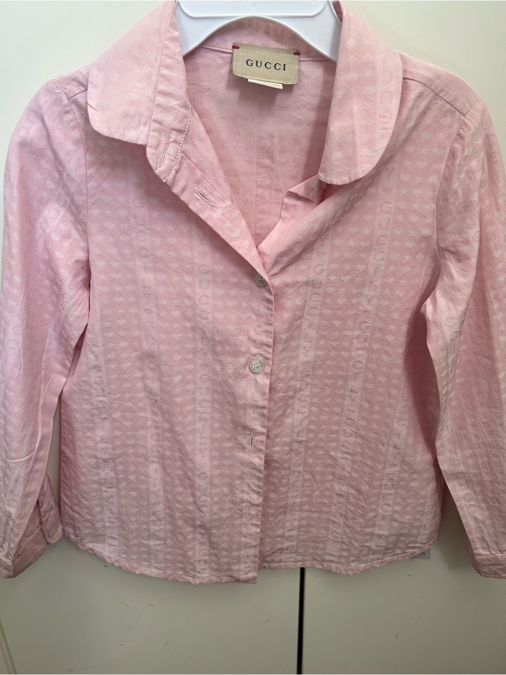 Gucci Light Pink girlButton-Down Shirt